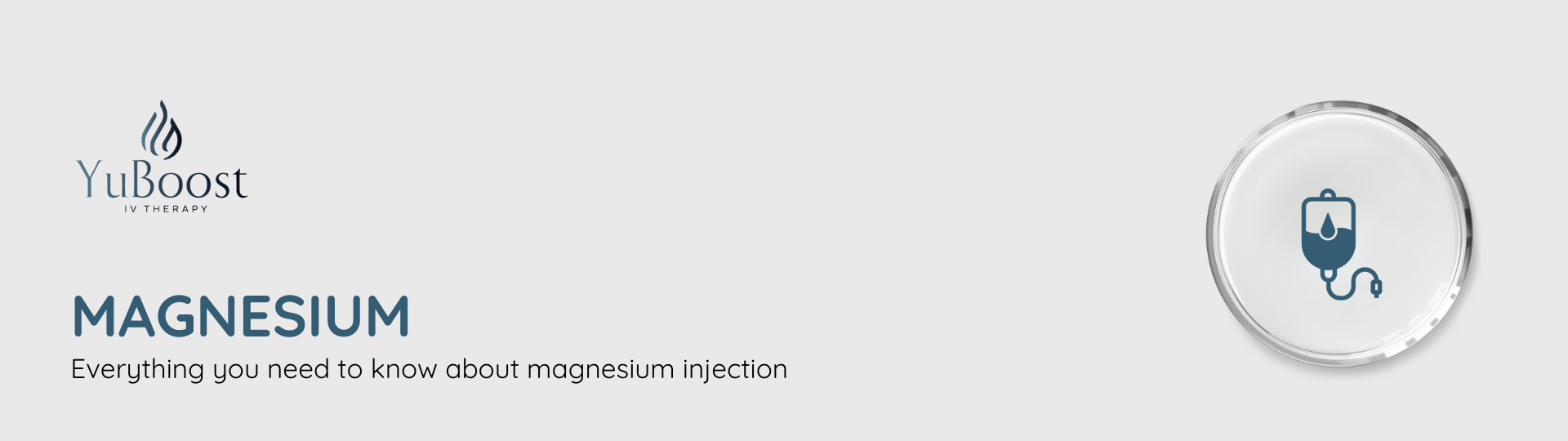 injection de magnésium par voie intraveineuse