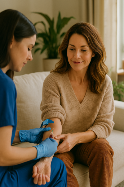 bilan sanguin complet à domicile